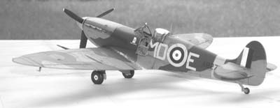 model Spitfire airplane